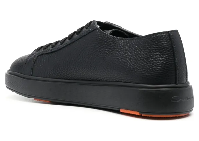 Santoni Leather Low-top “Black” (MBCD21571NEAN MMDN01) (3)