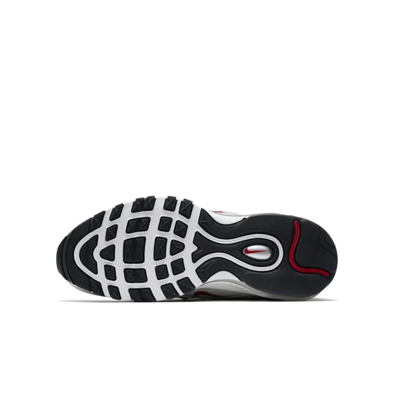 Nike Air Max 97 Silver Bullet 2016/2017 (GS) Metallic Silver/Varsity Red-White-Black (918890-001)