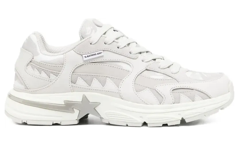 Bape A Bathing Ape® JeanSneakers mit Sternverzierung “Green” (001FWL301319M)