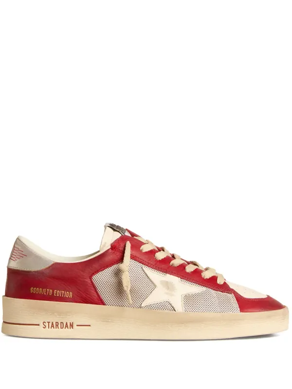 Golden Goose Stardan leren sneakers – Red (GMF00593F006045)
