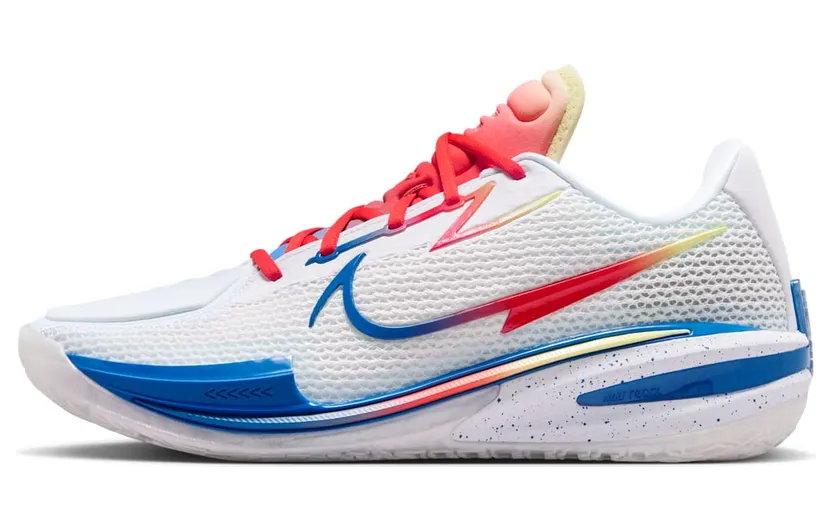 Titan x Nike Zoom GT Cut – “White / Star Blue / Chile Red / Luminous Green / Aluminum / Metallic Silver” (IU0779-100)