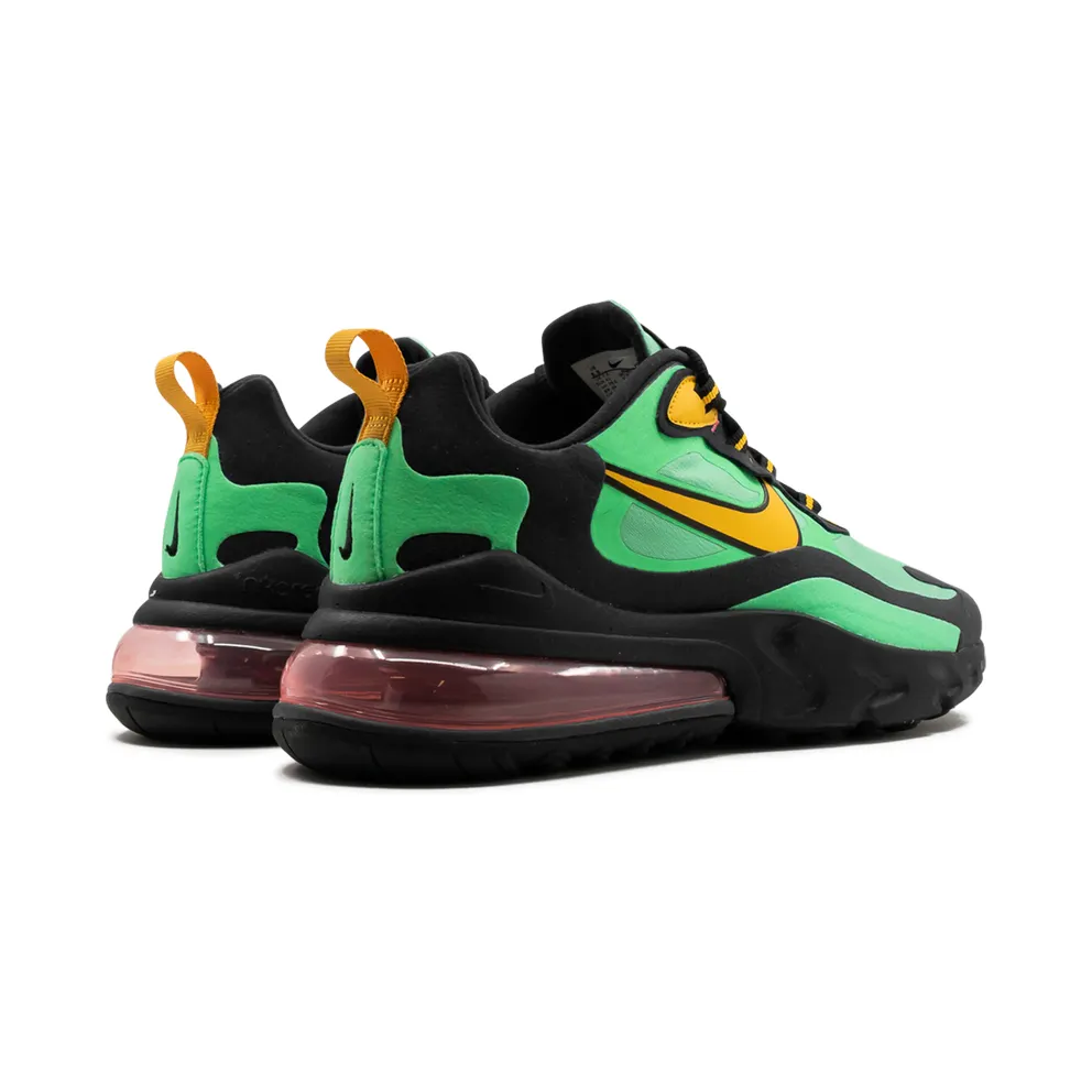 Nike Air Max 270 React Electro Green Yellow Ochre Obsidian Electro Green/Yellow Ochre-Obsidian (AO4971-300)