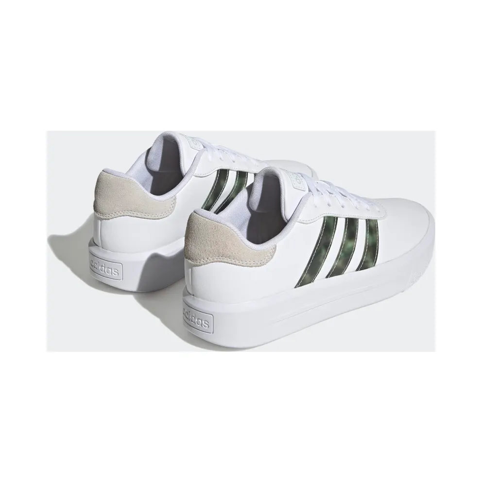 Adidas Court Platform Cloud White / Cloud White / Linen Green (HP9434)