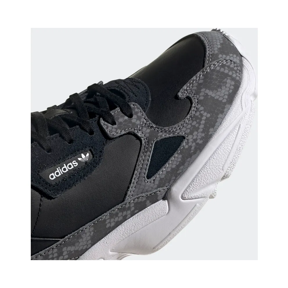 Adidas Falcon ‘Black Snakeskin’ Core Black/Core Black/Cloud White (FV4483)