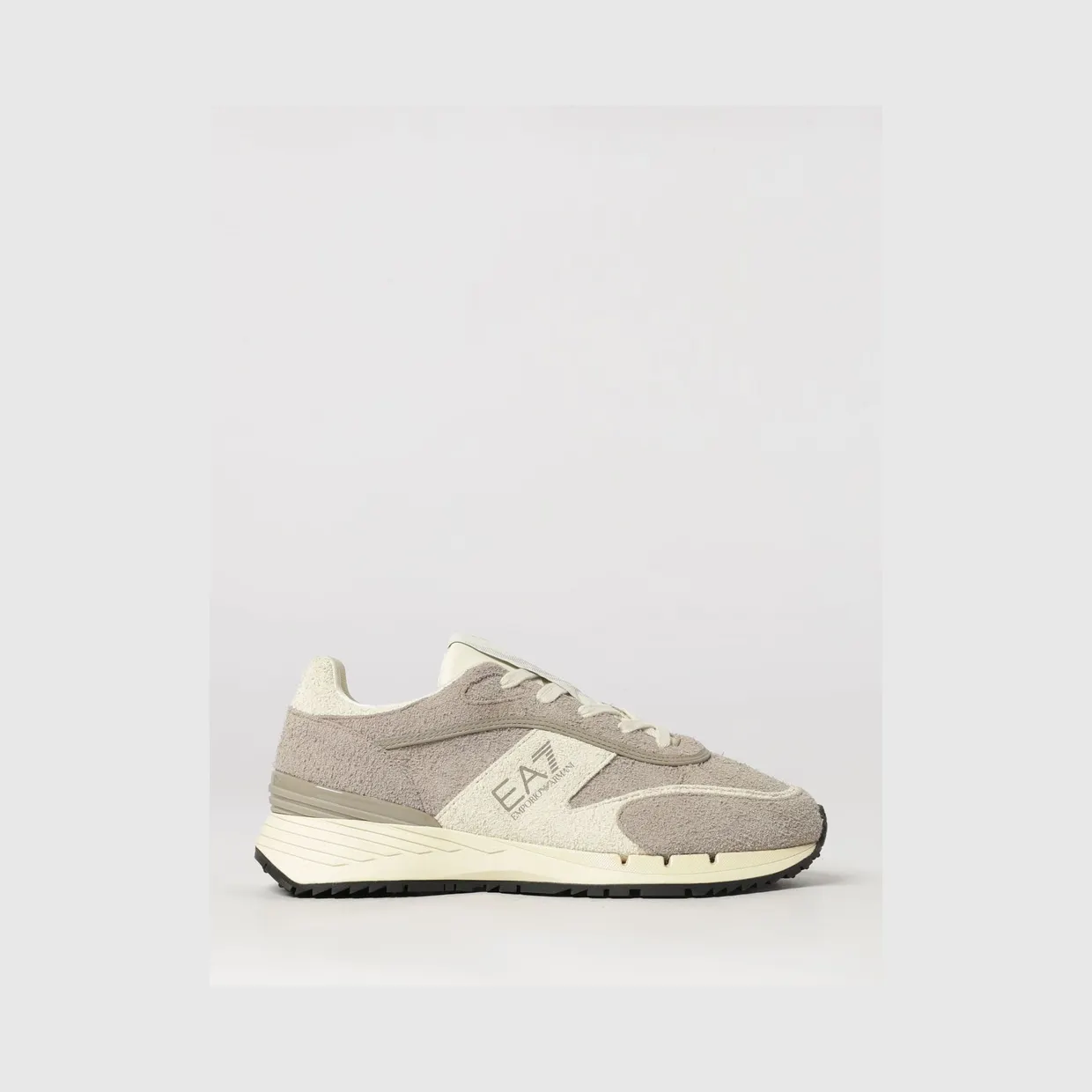 Armani OTG Black and White Velo suede sneakers Beige (7X000861_AF27960_M6482) (2)