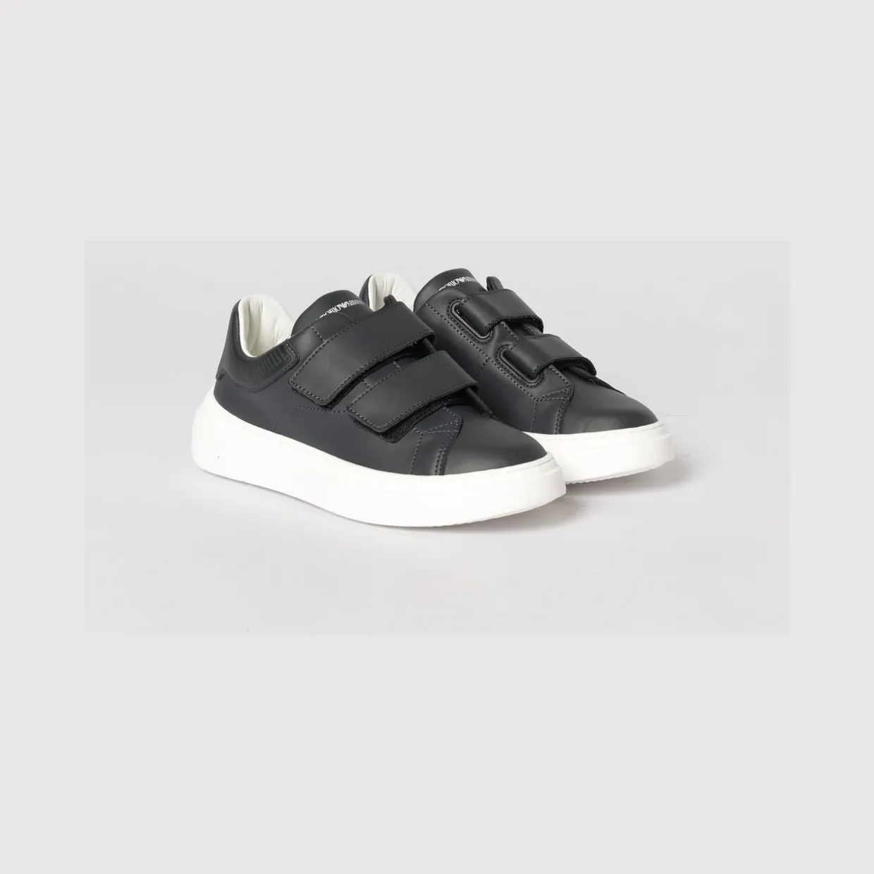 Emporio armani Leather Sneakers Navy (XYX035XCC7600285)