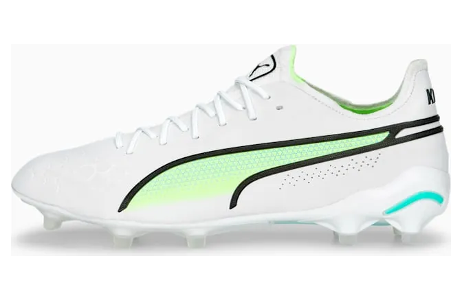 Puma King Ultimate FG/AG White Electric Peppermint (107097-03)