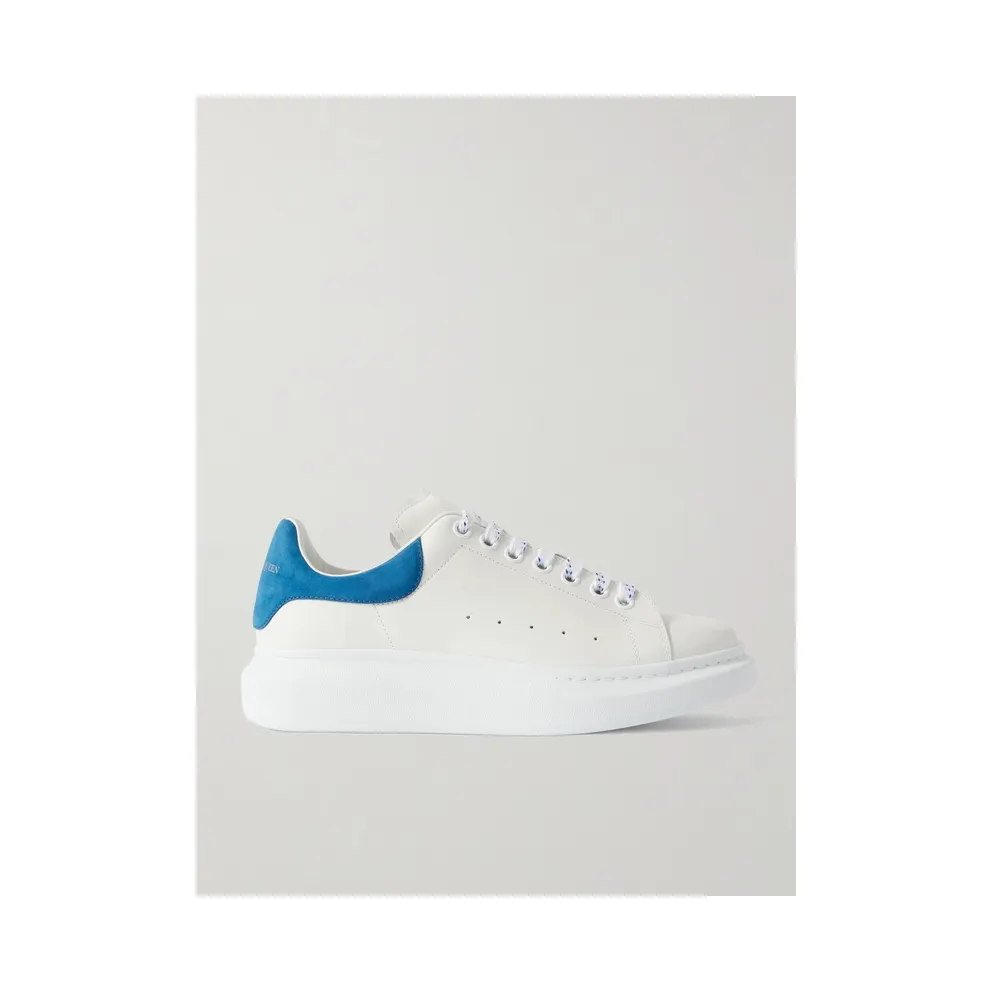 Mcqueen Exaggerated-Sole Leather White (553680WIAIH)