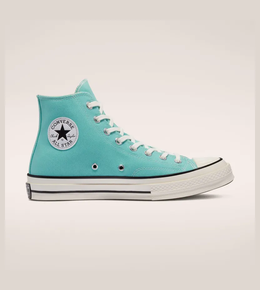 Converse Vintage Canvas Chuck 70 High Top Bright Aqua/egret/zwart (171955C)