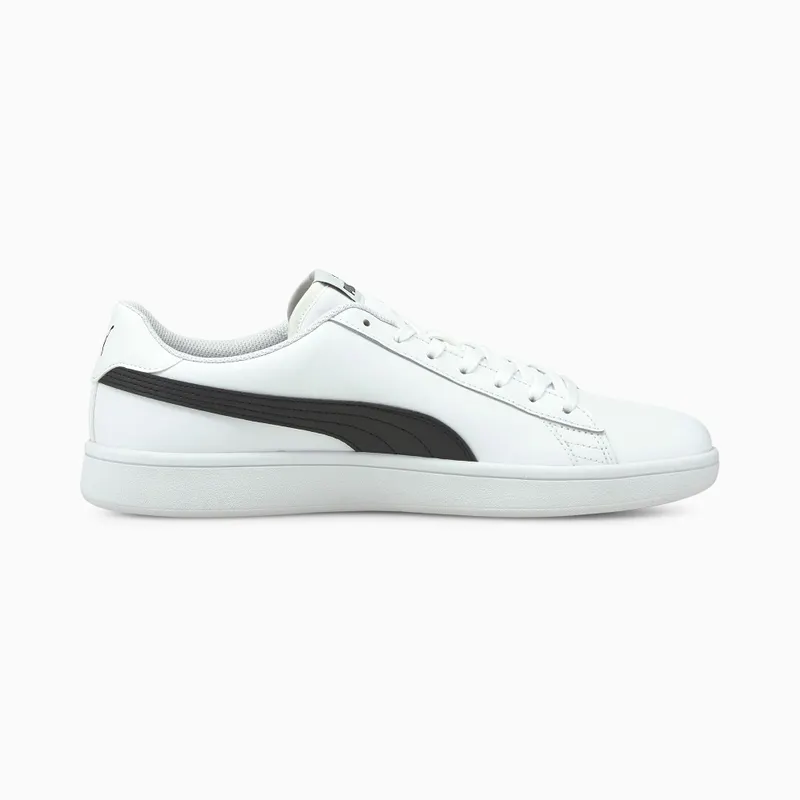 Puma Smash v2 leren White/Black (365215-01)