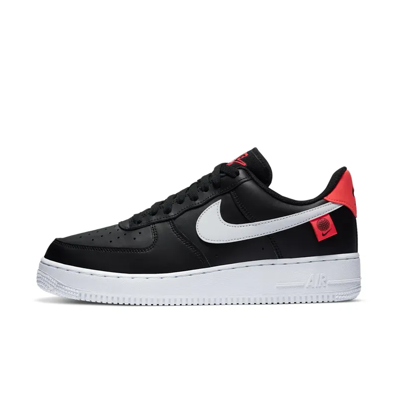 Nike Air Force 1 Low Worldwide Black Flash Crimson White Black/Flash Crimson-White (CK7648-001)