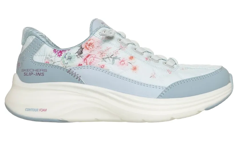 Skechers Slip-ins: Contour Foam “Cozy Fit Gentle Bloom Blue” (304104LBLU)
