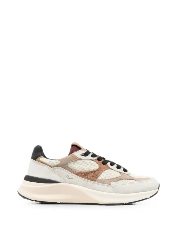 D.A.T.E. Musa lace-up sneakers – Beige (M451MSCOIV)