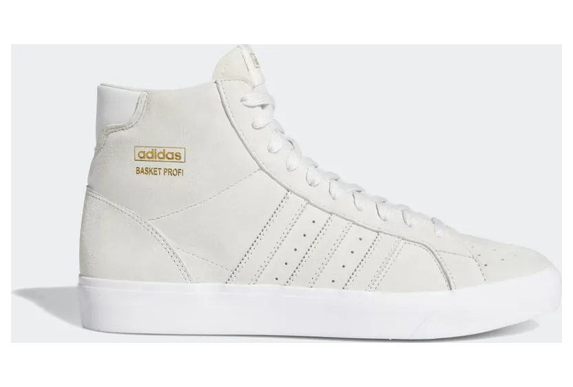 adidas Basket Profi Crystal White / Crystal White / Gold Metallic (FW3104)