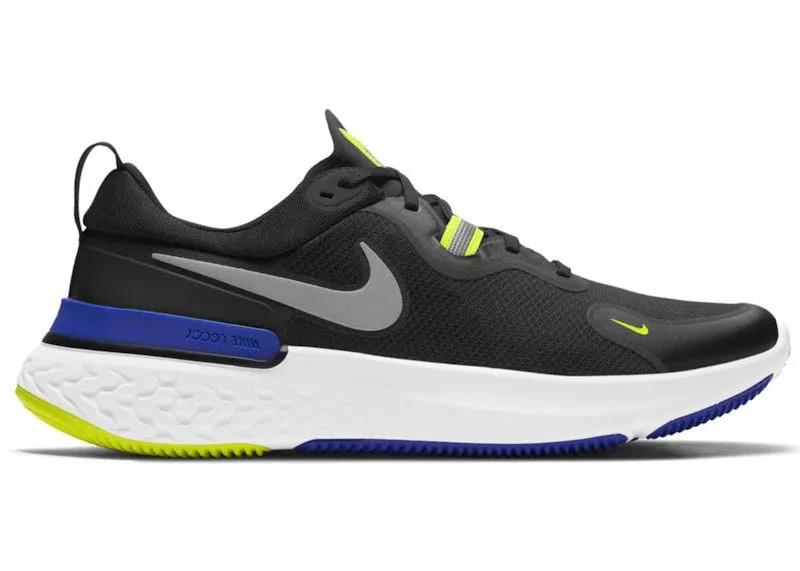 Nike React Miler Black Cyber Blue (CW1777-011)