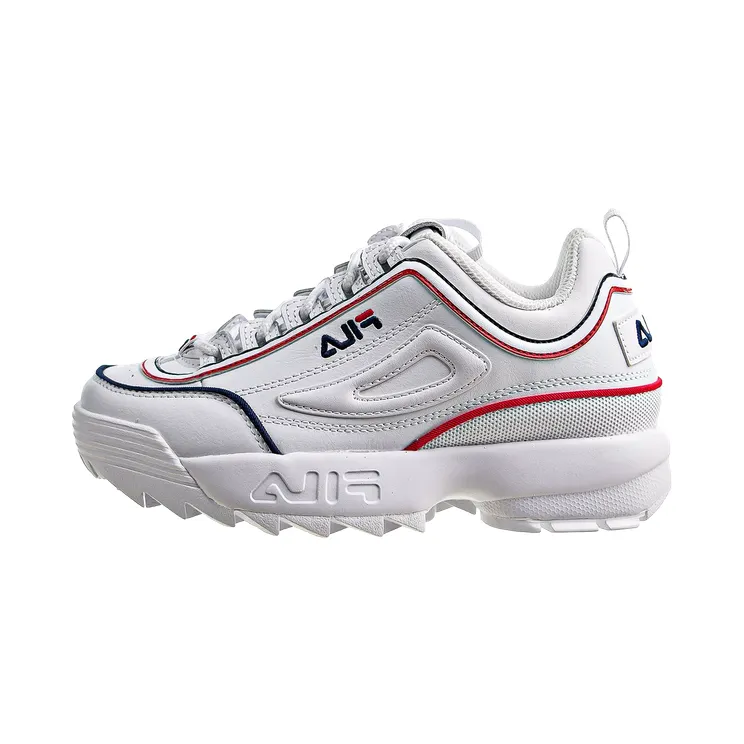 Fila Disruptor II Contrast Piping GS “White-Navy-Red” (3FM01008-125)