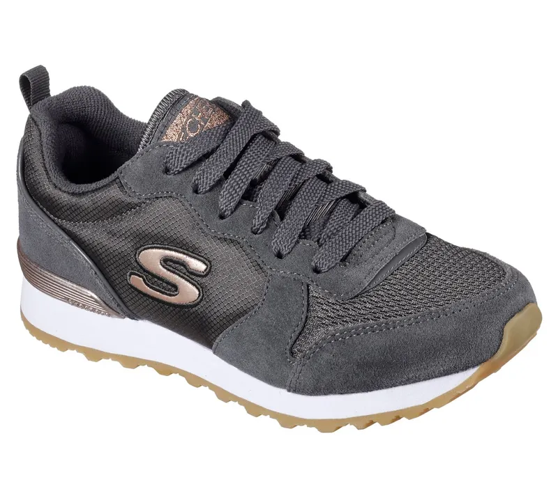 Skechers OG 85 – Goldn Gurl Sneaker Houtskool