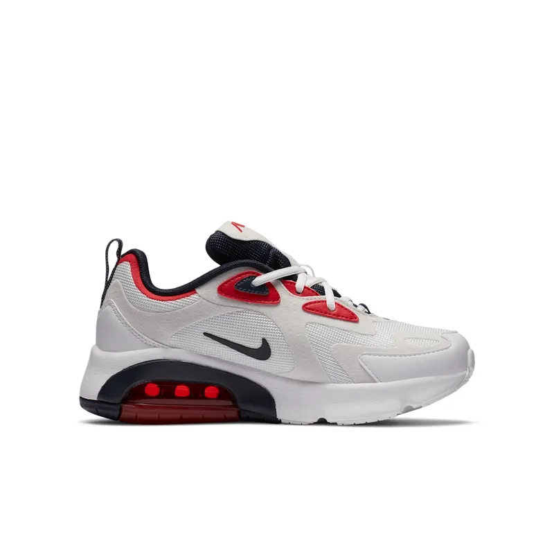 Nike Air Max 200 “Summit White University Red” (AT5627-105)