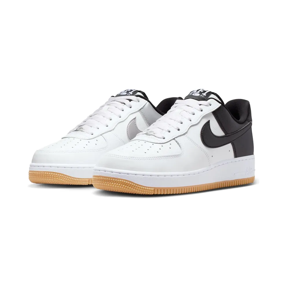 Nike Air Force 1 Low ’07 LV8 “White Black Metallic Silver” (IB6847-100)