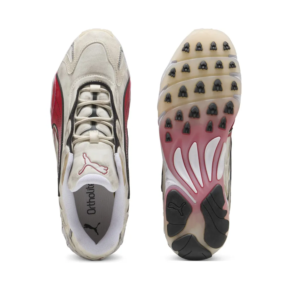 Puma Inhale Distressed “Alpine Snow / For All Time Red” (404532_02)