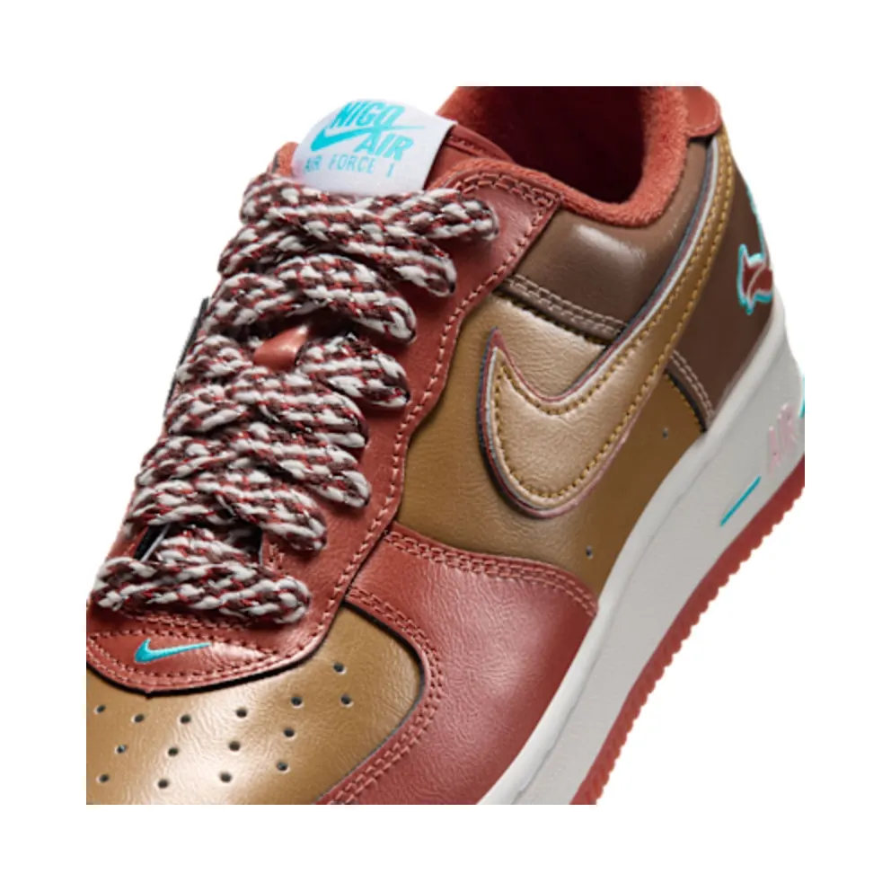 NIGO x Nike Air Force 1 ’01 – “Burnt Sunrise / Metallic Gold / Taupe / Chlorine Blue / Arctic Punch / Sail” (IO8766-800)