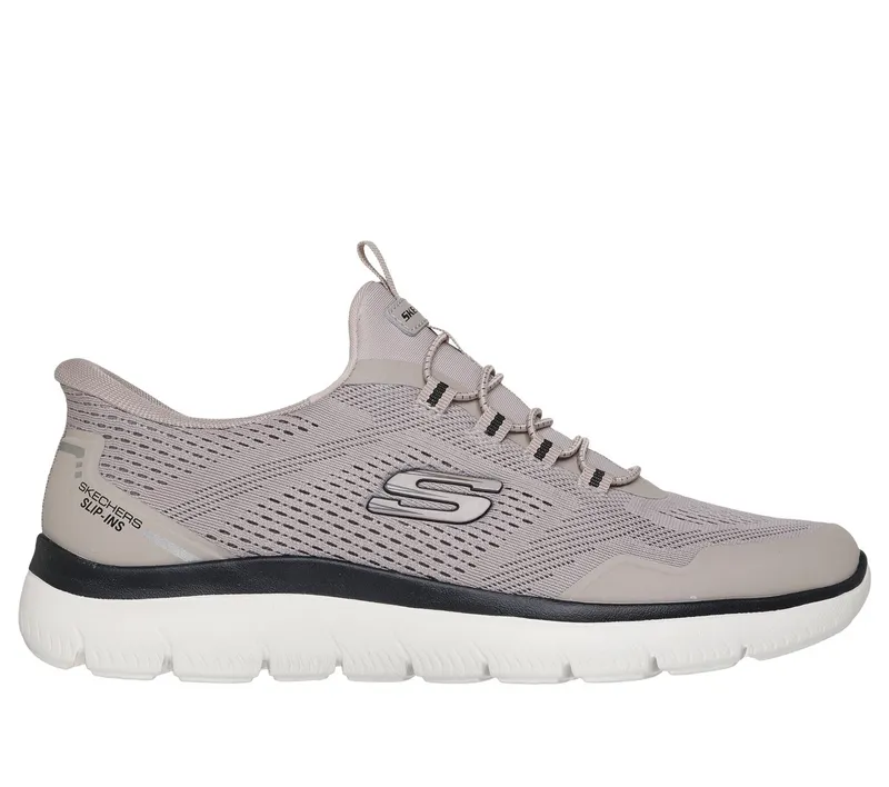 Skechers Slip-ins: Summits – Top Rate Sneaker Taupe/Black