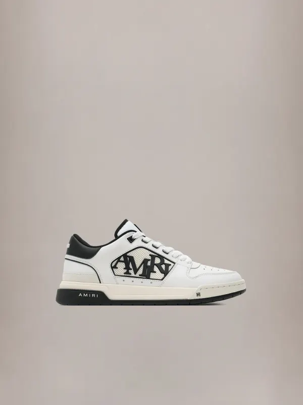Amiri Classic Low “White Black” (AWFOSR1084-111)