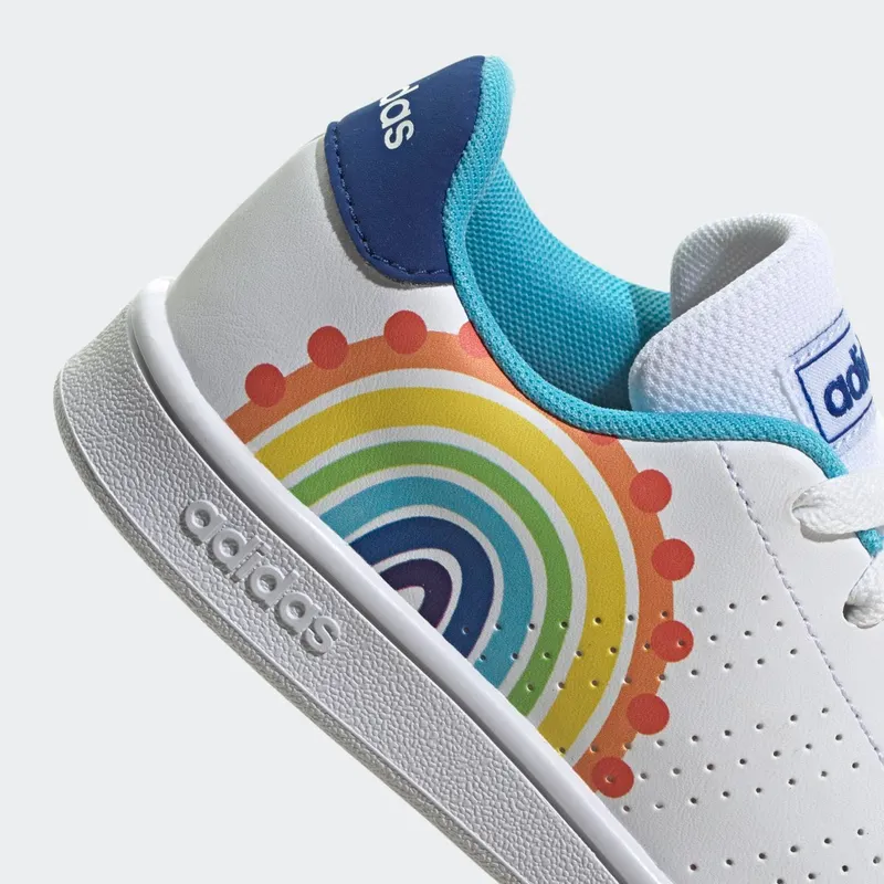 Adidas Advantage Lifestyle Court Lace Cloud White / Royal Blue / Bright Cyan (GW2000)
