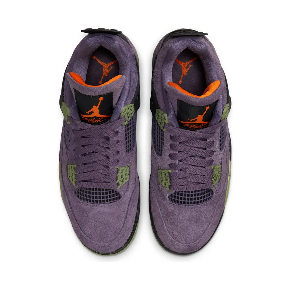 Air Jordan 4 Retro Canyon Purple/Alligator/Black/Safety Orange