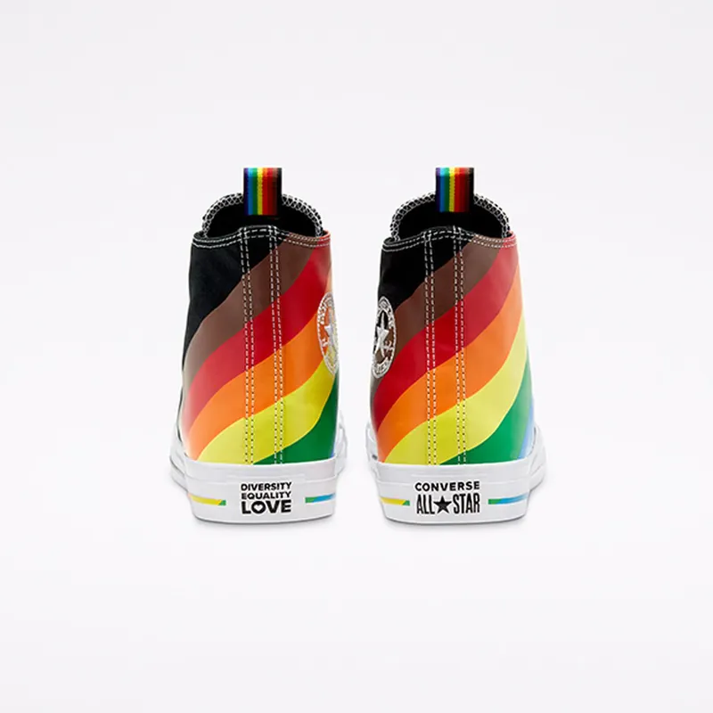 Converse Chuck Taylor All-Star Hi Pride Black (2020) Black/University Red (167759C)