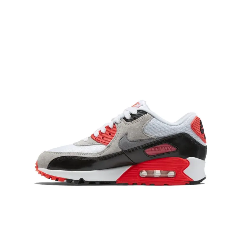 Nike Air Max 90 Infrared 2015 (GS) White/Cool Grey-Neutral Grey-Black (724882-100)