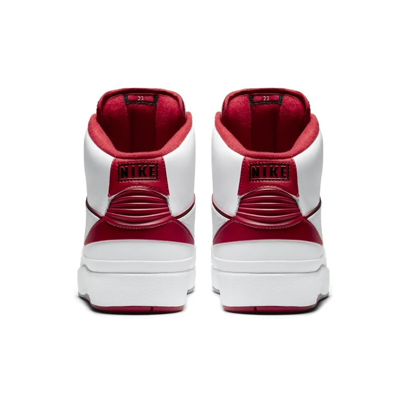 Air Jordan Nike AJ II 2 Retro White Red (2014) (385475-102)