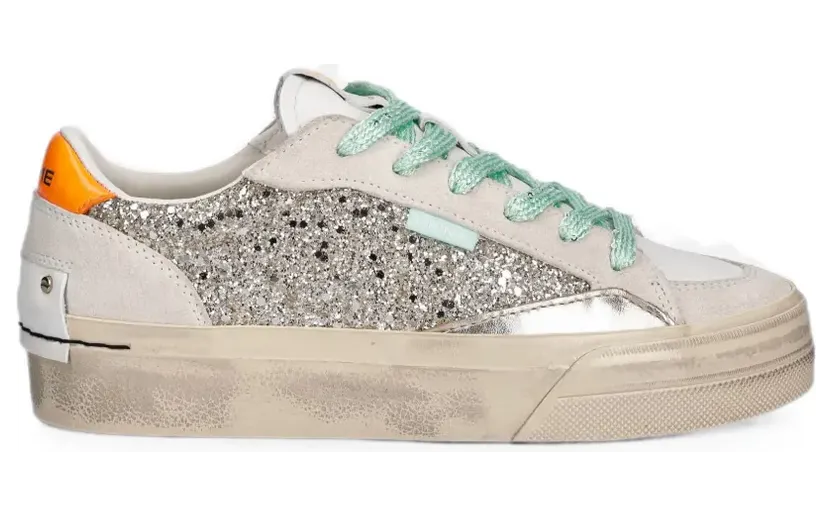 Crime London Soho sneakers met vlakken met glitters – Beige (29503PP8)