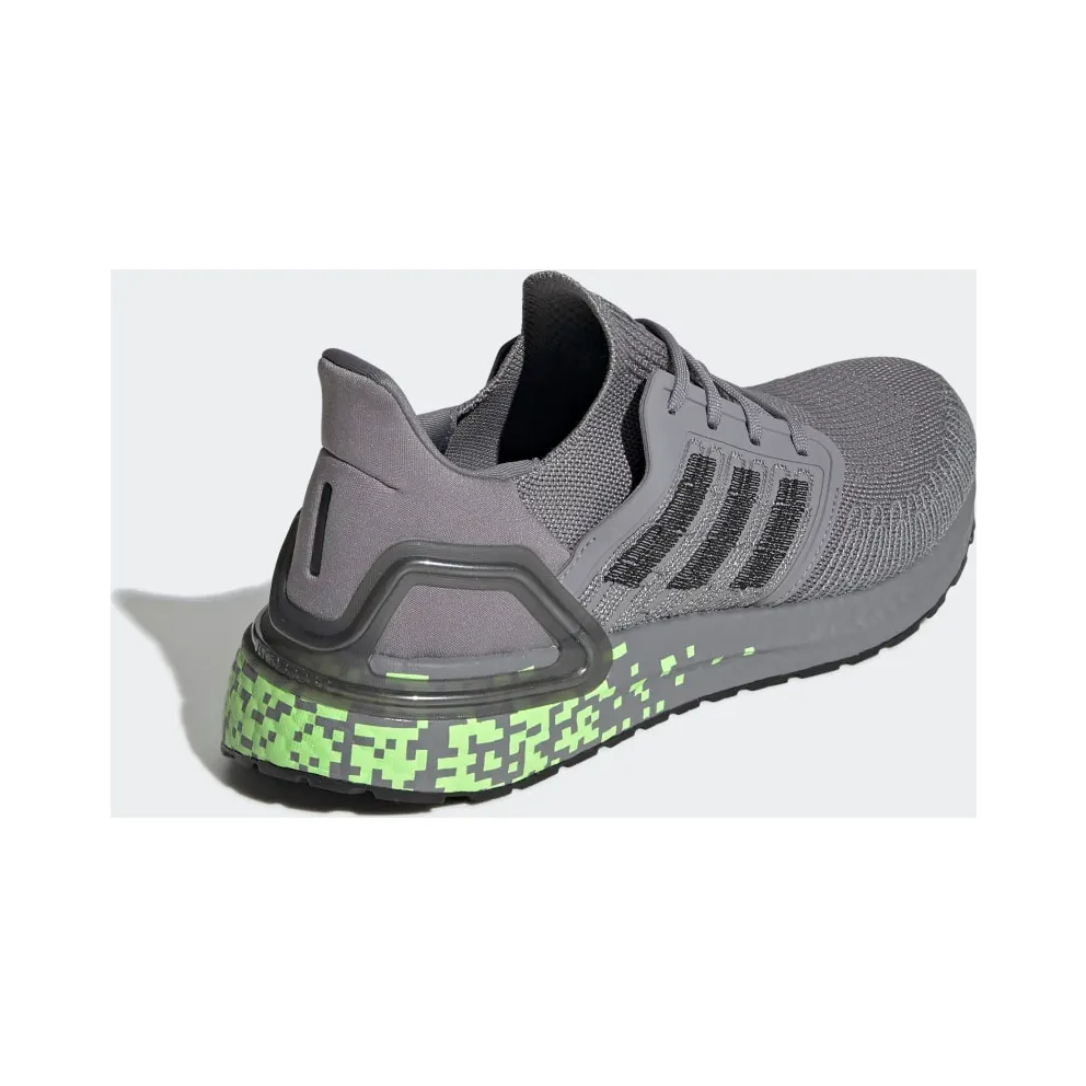 Adidas UltraBoost 20 ‘Grey Digital’ Grey Three/Core Black/Signal Green (EG0705)