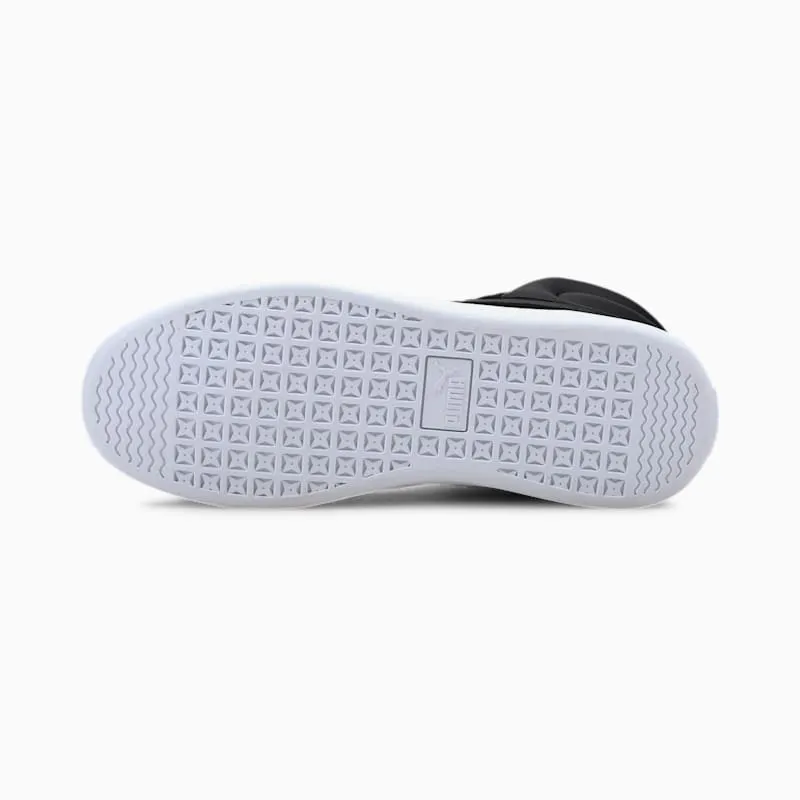 PUMA Vikky V2 Mid Fur Youth Black/White (370622-03)