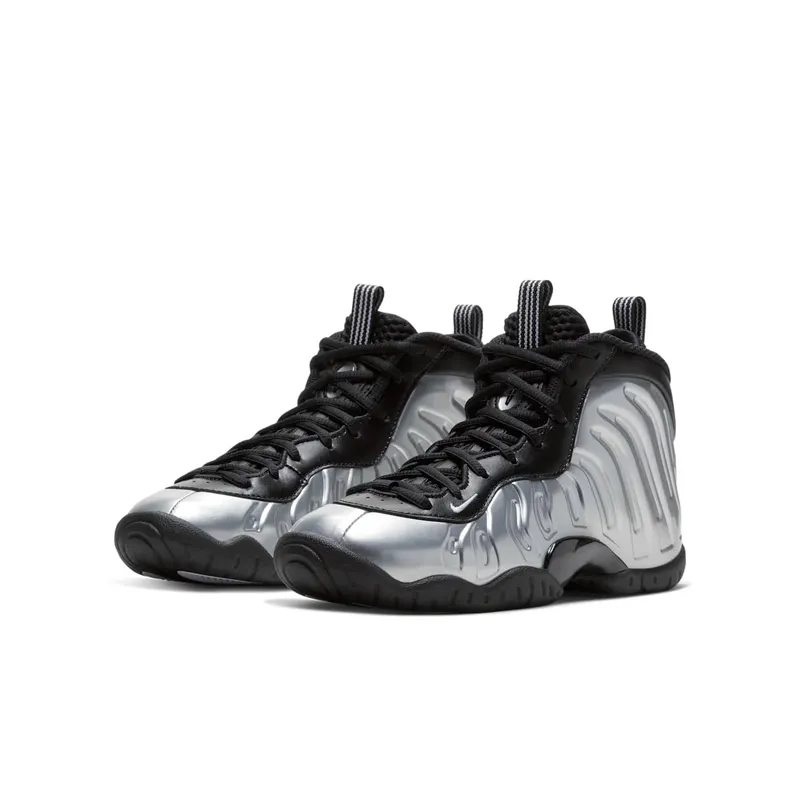Nike Air Foamposite One Chrome Black (GS) Chrome/White-Black-Laser Crimson (CN5268-001)