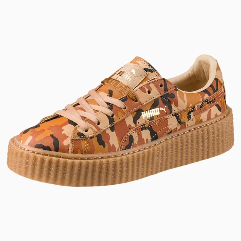 Puma Creepers Rihanna Fenty Camo (W) Orange/Orange/Oatmeal (362341-01)