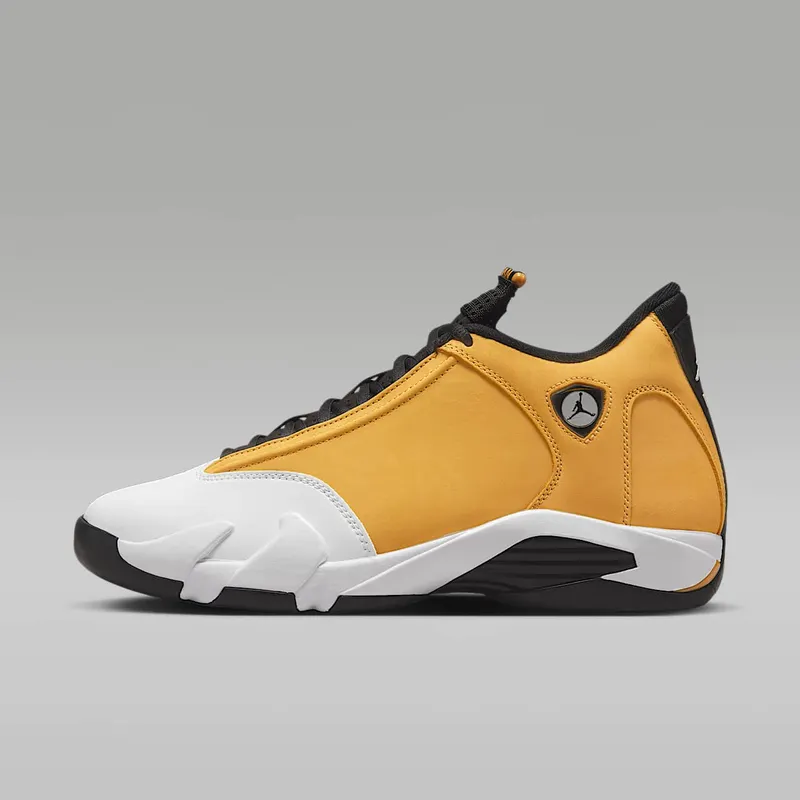 Air Jordan 14 Retro Light Ginger/Wit/Zwart (487471-701)