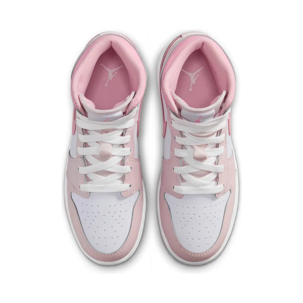 Jordan 1 Mid GS “Pearl Pink” (DQ8423-600)