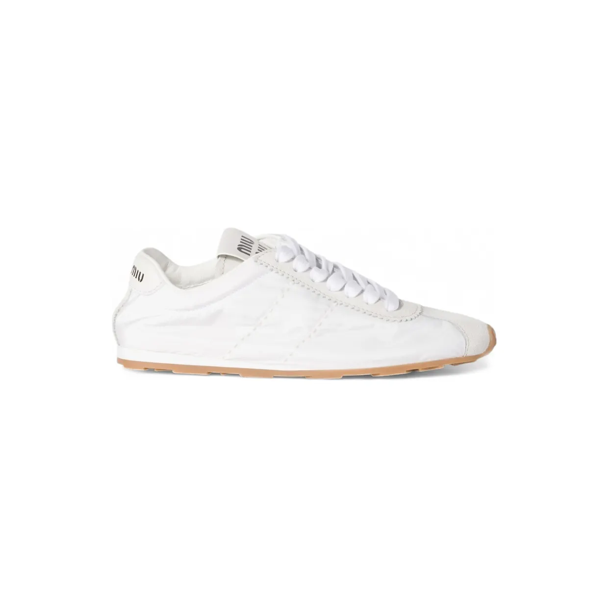 Miu Plume White Technical Fabric Gum (5E114E-D7C-F0009)