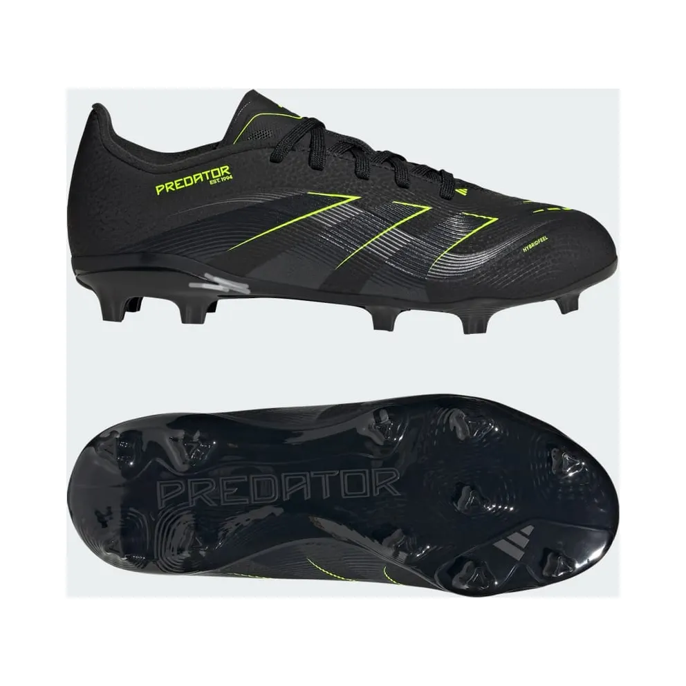 adidas Predator League FG/MG Core Black Carbon Lucid Lemon (JI1122)