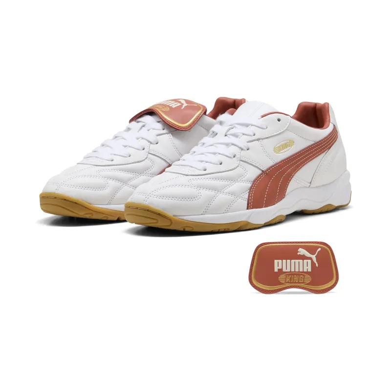 Puma King Indoor “Puma White / Amarena” (401683_20)