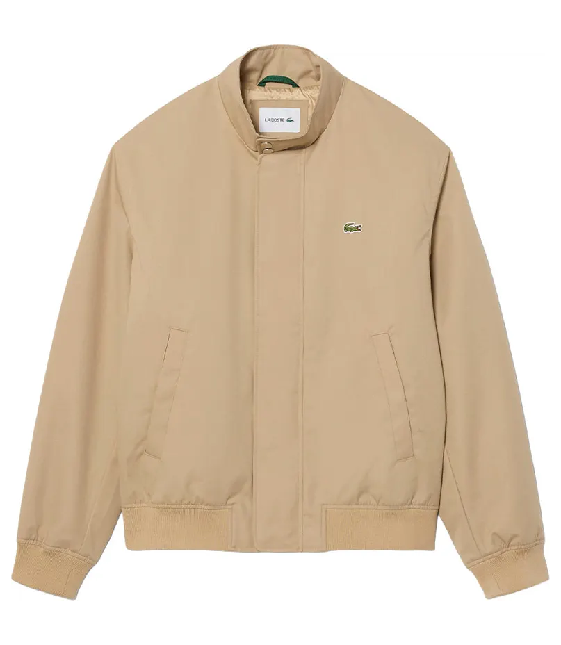 Lacoste – Wasserabweisende Twill Harrington-Jacke – Jacke-Windbreaker (BH1349-00-02S)