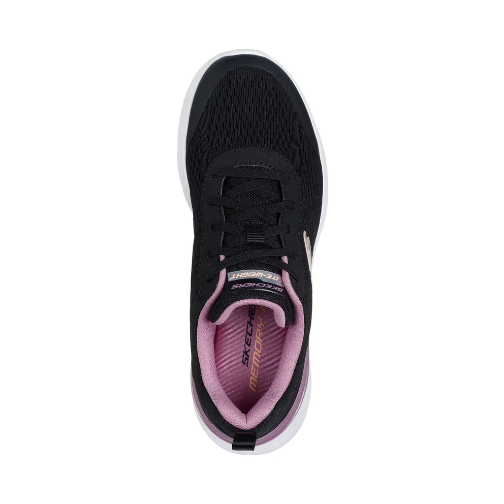 Skechers Skech-Air Dynamight 2.0 – New Heights Sneaker Black/Mauve