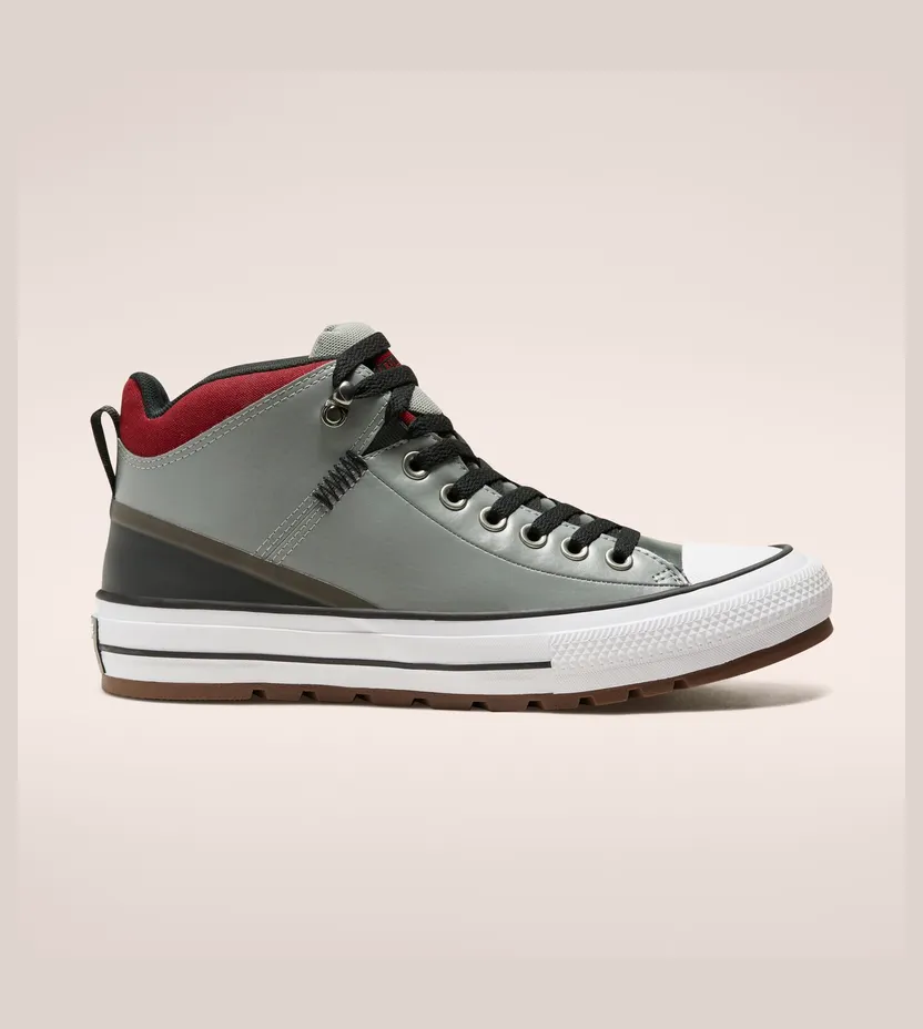 Converse Unisex Chuck Taylor All Star Street Boot High Top Mason/black/team Red (168867C)