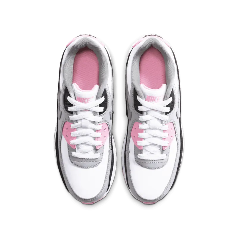 Nike Air Max 90 Recraft Rose (GS) White/Particle Grey-Light Smoke Grey-Rose (CD6864-104)
