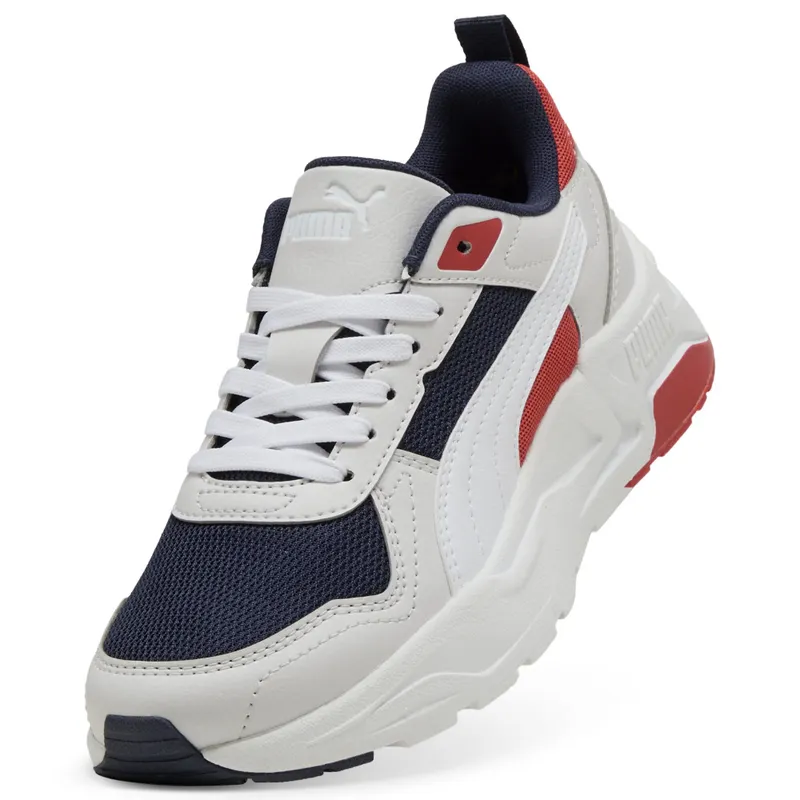 Puma Trinity 2 LT “Puma Navy / Puma White / Feather Gray / Red Fire” (403703_03)