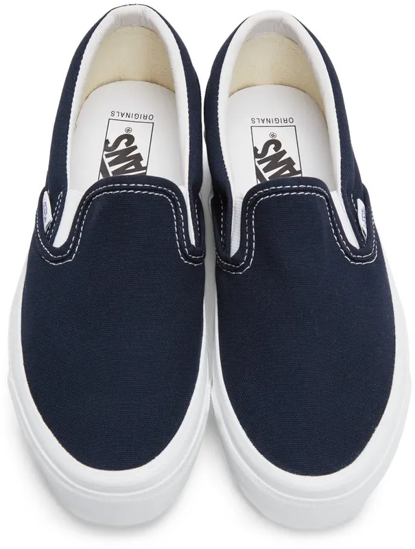 Vans Navy OG Classic Slip-On LX (VN0A45JK1X7)