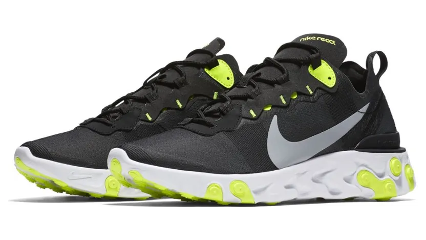 Nike React Element 55 Black Volt (BQ6166-001)