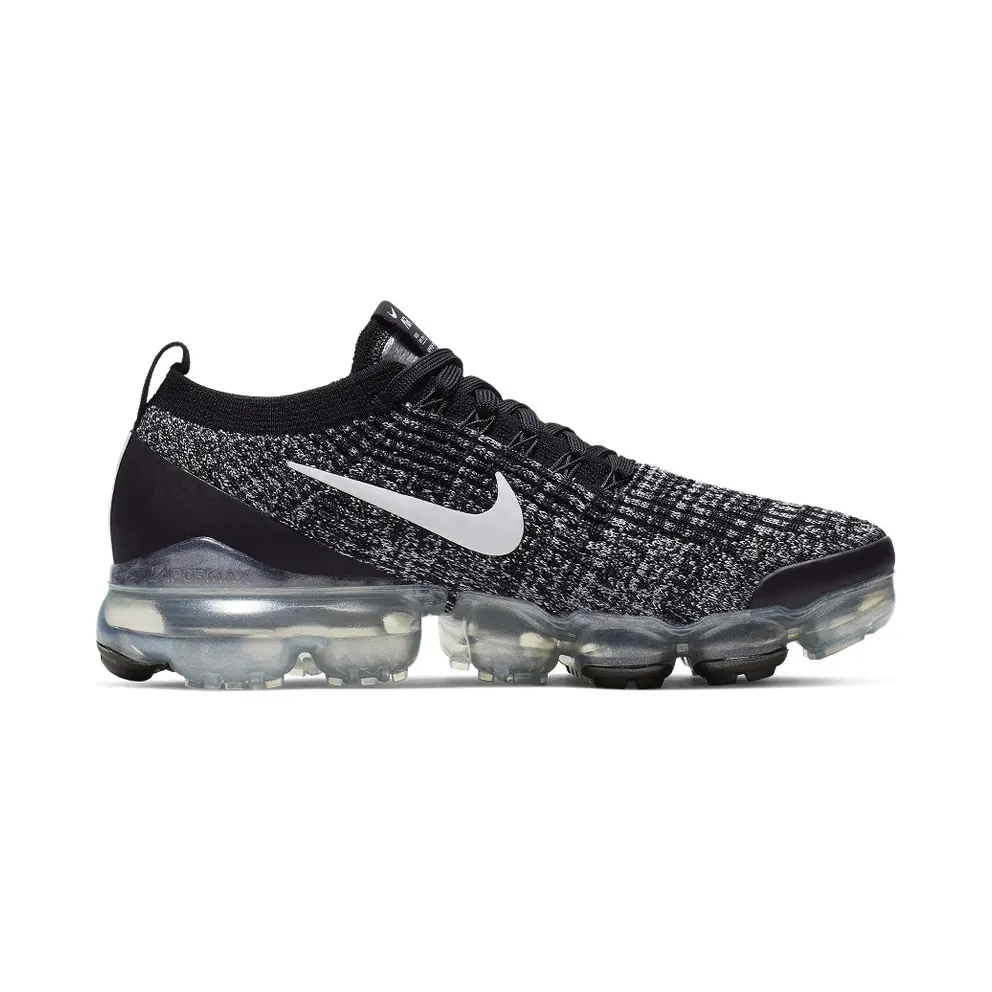 Nike Air VaporMax Flyknit 3 Oreo (W) Black/White-Metallic Silver (AJ6910-001)